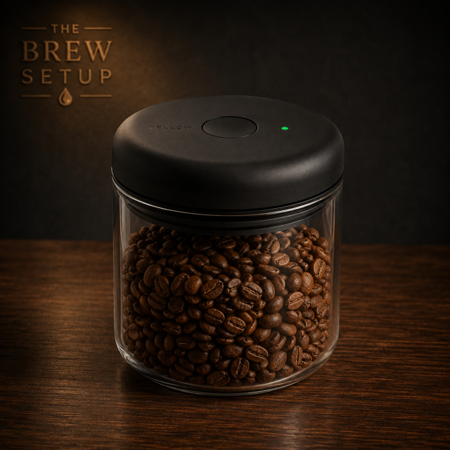 coffee beans and cup